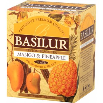 Herbata czarna Basilur z mango i ananasem 10 szt. - Basilur