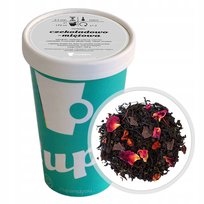 Herbata czarna CZEKOLADOWO MIĘTOWA sypana truskawki płatki róży mięta 100g - herbata liściasta sypana mieszanka napar susz