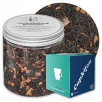 Herbata czarna CZEKOLADOWY GRZANIEC smak świąteczna czekolada z przyprawami - herbata liściasta sypana mieszanka napar susz - gotowa na prezent upominek