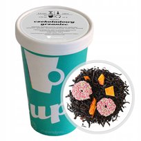 Herbata czarna CZEKOLADOWY GRZANIEC świąteczna czekolada z przyprawami 120g - herbata liściasta sypana mieszanka napar susz