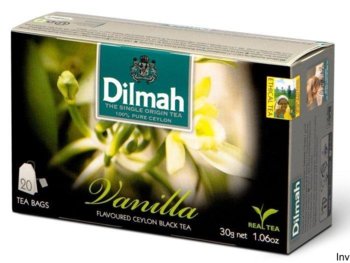 Herbata czarna Dilmah waniliowa 20 szt. - Dilmah