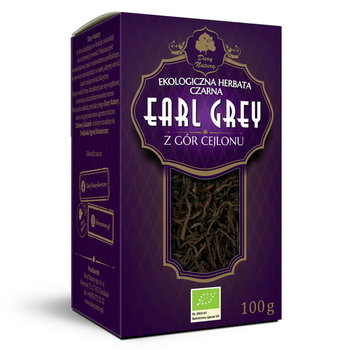 Herbata czarna Earl Grey cejlońska liściasta BIO 100 g - Dary Natury - Dary Natury