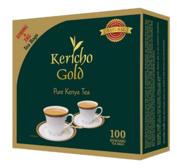 Herbata czarna KERICHO Pure Kenya Tea 100 saszetek - Kericho Gold