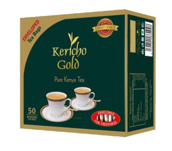 Herbata czarna KERICHO Pure Kenya Tea 50 saszetek - Kericho Gold