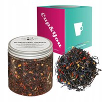 Herbata czarna KRÓLEWSKIE ŚWIĘTA ananas imbir goździki cynamon migdały 120g - sypana liściasta herbata PREMIUM na prezent upominek Cup&You