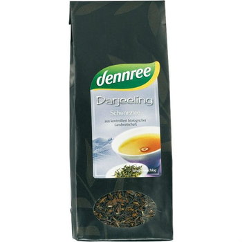 Herbata czarna liściasta bio DENNREE Darjeeling, 100 g - Dennree
