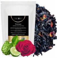 Herbata czarna liściasta EARL GREY CARMEN 50G Bergamotka Płatki Róż