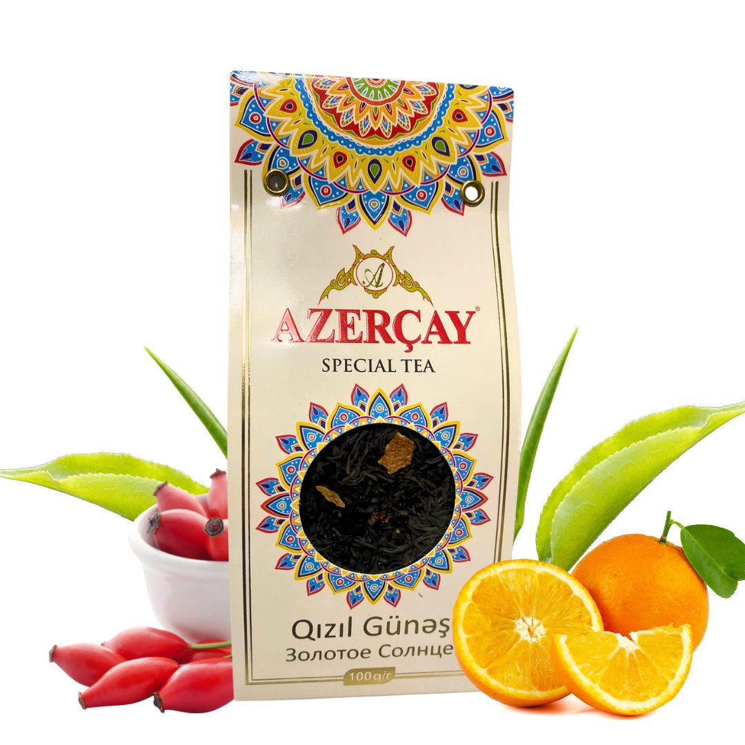 Herbata czarna liściasta Golden Sun 100g AZERCAY - Azercay | Sklep ...