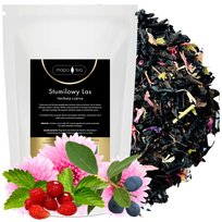 Herbata Czarna Liściasta STUMILOWY LAS 50G Jagoda Kamczacka Poziomka Chaber