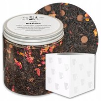 Herbata czarna MIŁOŚĆ o smaku kremowej czekolady z aromatycznymi wiśniami - herbata liściasta sypana mieszanka napar susz - gotowa na prezent upominek