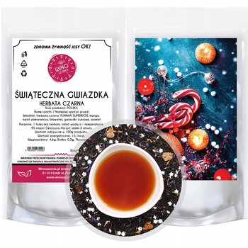 Herbata Czarna Świąteczna Gwiazdka - 50G - Winoszarnia