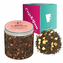 Herbata czerwona pu-erh GREJPFRUTOWY mango jabłka skórka grejpfruta 190g - sypana liściasta herbata PREMIUM na prezent upominek Cup&You