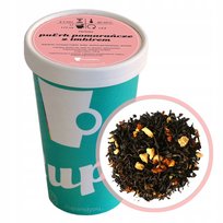 Herbata czerwona pu-erh POMARAŃCZE Z IMBIREM imbir skórka pomarańczy 170g - herbata liściasta sypana mieszanka napar susz