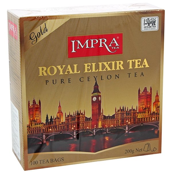 Herbata Ekspresowa Premium IMPRA Royal Elixir Gold Pure Ceylon Tea ...