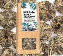 Herbata kwitnąca SILVER BALL kulka ball 4szt zestaw herbat rozkwitających