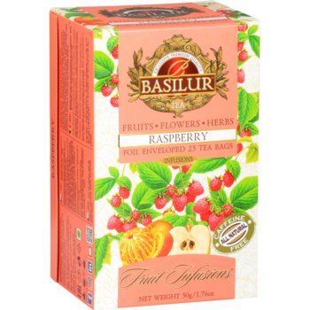 Herbata owocowa Basilur z hibiskusem i maliną 25 szt. - Basilur