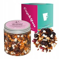 Herbata owocowa CYTRUSOWA ŻURAWINA winogrona jabłka cukierkowe gwiadki 200g - herbata sypana liściasta napar z suszu PREMIUM na prezent upominek podarunek Cup&You