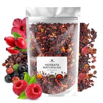 Herbata owocowa Duch Puszczy 1kg hibiskus malina róża liściasta
