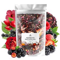 Herbata owocowa Leśny Dzban 1kg hibiskus maliny truskawki czarny bez tea