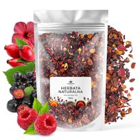 Herbata owocowa Malinowo-poziomkowa 1kg malina hibiskus liściasta