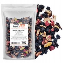 HERBATA OWOCOWA NAPAR Jagoda 100g Naturalna suszona herbatka jakość Kol-Pol