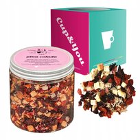 Herbata owocowa PINA COLADA ananas dzika róża hibiskus 180g orzeźwiająca - herbata sypana liściasta napar z suszu PREMIUM na prezent upominek Cup&You