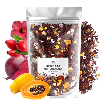 Herbata owocowa Świąteczny mazurek 1kg na prezent tea liściasta Hibiskus - Inna marka