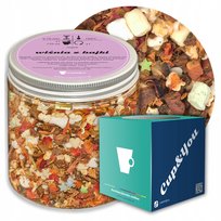 Herbata owocowa WIŚNIA Z BAJKI o smaku owocowych żelków PREMIUM Cup&You - herbata liściasta sypana mieszanka napar susz - gotowa na prezent upominek