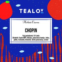 Herbata TEALOV czarna CHOPIN 100G