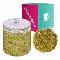 Herbata Yerba Mate wysokogatunkowa SALIDA DEL SOL trawa cytrynowa 130g - herbata sypana liściasta napar z ostrokrzewu PREMIUM na prezent upominek podarunek Cup&You