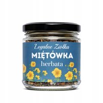 HERBATA Z LIŚCMI MIĘTY CZEKOLADĄ NATURALNA MIESZANKA LEGALNE ZIÓŁKA 50 g