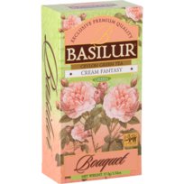Herbata zielona Basilur CREAM FANTASY z truskawką i wanilią 25 szt.