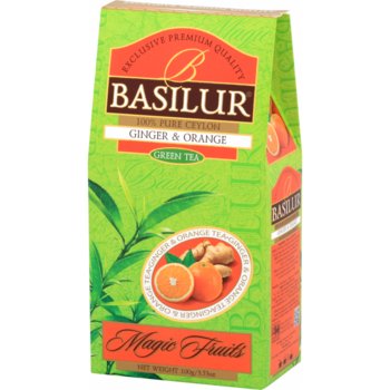 Herbata zielona Basilur pomarańcza z imbirem 100 g - Basilur