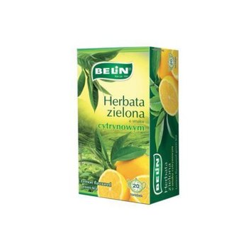 Herbata zielona Belin z cytryną 20 szt. - BELIN
