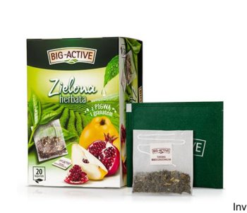 Herbata zielona Big-Activ pigwa i granat 20 szt. - Big-Active