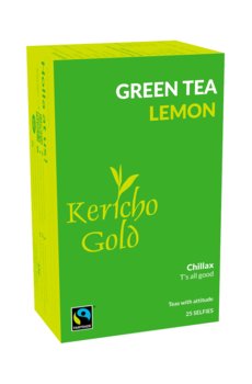 Herbata zielona KERICHO Green Tea Lemon 25 saszetek - Kericho Gold