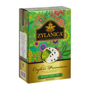 Herbata Zielona Liściasta ZYLANICA PREMIUM GREEN TEA GP SOURSOP PIECES 100g - Zylanica