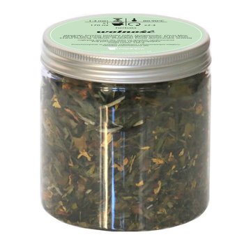 Herbata zielona WOLNOŚĆ najlepsza sypana liściasta 120g ananas truskawki kwiat słonecznika - Cup&You