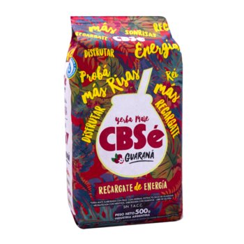 Herbata zielona Yerba Mate z guaraną 500 g - CBSe