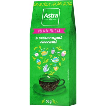 Herbata zielona z czerwonymi owocami 50g sypana - ASTRA COFFEE & MORE