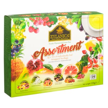 Herbata Zielona Zylanica Zestaw Assortment Gift Collection Ekspresowa Green Tea 60 Torebek - Zylanica