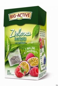 Herbata ziołowa Big Activ malinowa 20 szt. - Big-Active