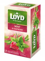 Herbata ziołowa Loyd Tea mięta z maliną 20 szt.