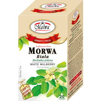 Herbata ziołowa Malwa z morwą białą 20 szt. - Malwa