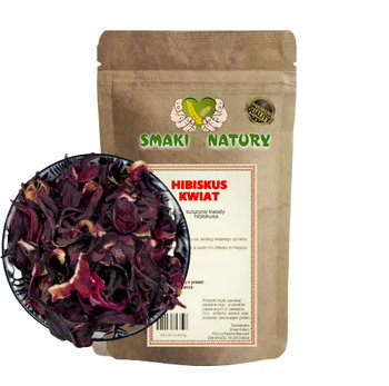 Herbata ziołowa SmakiNatury z hibiskusem 100 g - SmakiNatury