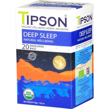 Herbata ziołowa Tipson Deep Sleep 20 szt. - Basilur