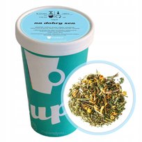 Herbata ziołowa uspokajająca NA DOBRY SEN melisa wrzos mięta rumianek 80g - herbata liściasta sypana mieszanka napar susz