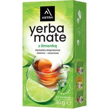 Herbatka Astra Yerba Mate z limonką 30g - ASTRA COFFEE & MORE