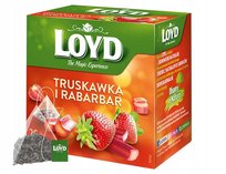 Herbatka owocowa LOYD Truskawka i Rabarbar