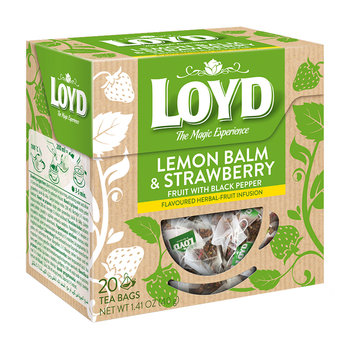 Herbatka owocowa - ziołowa Loyd Melisa i Truskawka 20 torebek - Loyd Tea